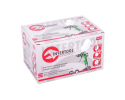 Пистолет покрасочный пневматический HVLP , форсунка 1,3 мм, В/Б, 600 мл. 3,5-5 бар INTERTOOL PT-0102-foto2