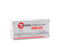 Скоба для степлера РТ-1610 6x12,8 мм (0,9x0,7 мм) 5000 шт/упак. INTERTOOL PT-8006-foto3