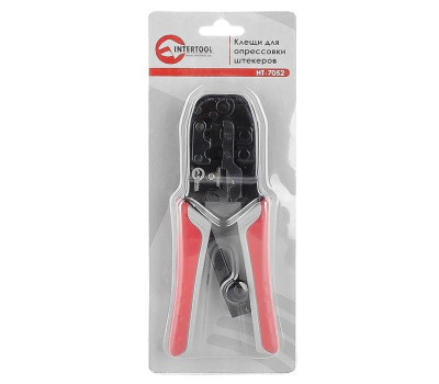 Клещи для опрессовки штекеров RJ11, RJ12, RJ45 типа Western INTERTOOL HT-7052