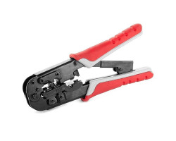 Клещи для опрессовки штекеров RJ11, RJ12, RJ45 типа Western INTERTOOL HT-7052-foto4