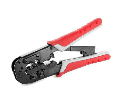 Клещи для опрессовки штекеров RJ11, RJ12, RJ45 типа Western INTERTOOL HT-7052