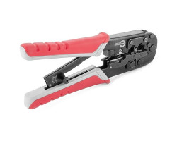 Клещи для опрессовки штекеров RJ11, RJ12, RJ45 типа Western INTERTOOL HT-7052-foto5