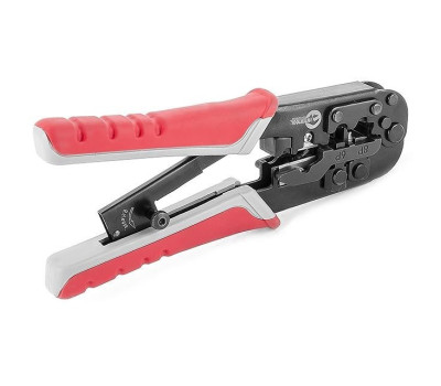 Клещи для опрессовки штекеров RJ11, RJ12, RJ45 типа Western INTERTOOL HT-7052