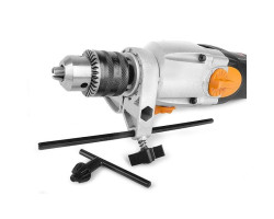 Дрель ударная STORM 1200Вт, 2 скорости, 0-1000/0-3000об/мин, 1.5-13мм, алюминиевый корпус редуктора INTERTOOL WT-0112-foto5