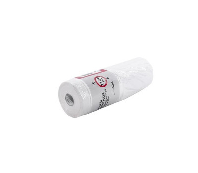 Пленка защитная с малярной лентой 1100 мм*30м INTERTOOL KT-0802