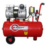 Компрессор 24 л, 1,5 HP, 1,1 кВт, 220 В, 8 атм, 145 л/мин, малошумный, безмасляный, 2 цилиндра INTERTOOL PT-0022