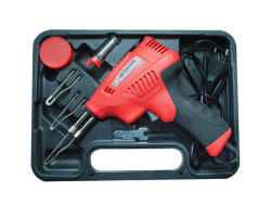 Паяльник импульсный с трансформатором 200 Вт, 230 В, 3-режима, с комплектом насадок INTERTOOL RT-2003-foto2