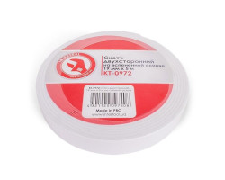 Скотч двухсторонний 19 мм*5 м на вспененной основе INTERTOOL KT-0972-foto2