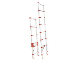 Лестница алюминиевая телескопическая 8 ступ. 2,60 м INTERTOOL LT-3026-foto2