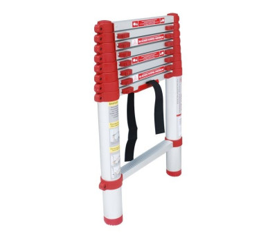 Лестница алюминиевая телескопическая 8 ступ. 2,60 м INTERTOOL LT-3026