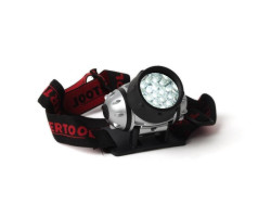 Фонарь налобный светодиодный, четыре режима работы, 19 LED, батарейки 3 ААА. INTERTOOL LB-0301-foto12