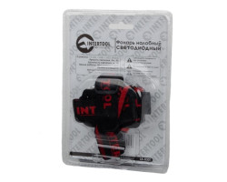 Фонарь налобный светодиодный, четыре режима работы, 19 LED, батарейки 3 ААА. INTERTOOL LB-0301-foto14