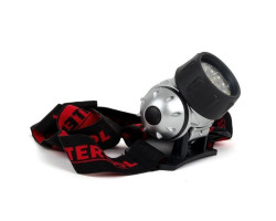 Фонарь налобный светодиодный, четыре режима работы, 19 LED, батарейки 3 ААА. INTERTOOL LB-0301-foto4