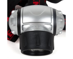 Фонарь налобный светодиодный, четыре режима работы, 19 LED, батарейки 3 ААА. INTERTOOL LB-0301-foto5