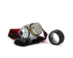 Фонарь налобный светодиодный, четыре режима работы, 19 LED, батарейки 3 ААА. INTERTOOL LB-0301-foto6