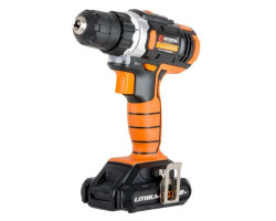 Шуруповерт аккумуляторный 18В, 2 Li-Ion аккум INTERTOOL WT-0314-foto2