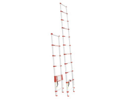 Лестница алюминиевая телескопическая 10 ступ. 3,20 м INTERTOOL LT-3032-foto2