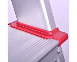 Стремянка алюминиевая 2 ступени, высота до платформы 410 мм INTERTOOL LT-1002-foto5