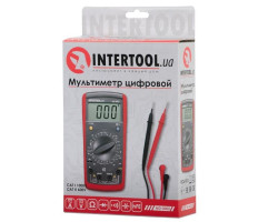 Мультиметр цифровой CAT III-600В/CAT II-1000В INTERTOOL MD-0002-foto13