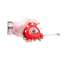 Рулетка с металлическим полотном 10 м x 25 мм "Супер Магнит" blister INTERTOOL MT-0310-foto7