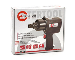 Гайковерт пневматический 3/4", 1300 Нм, профессиональный, 5000 об/мин. INTERTOOL PT-1105-foto2