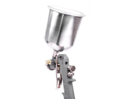 Пистолет покрасочный пневматический, форсунка 1,5 мм, В/Б металл, 600 мл, 3,5-5 бар INTERTOOL PT-0205-foto3