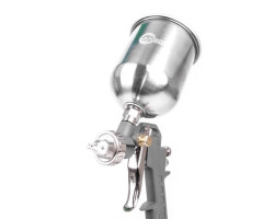 Пистолет покрасочный пневматический, форсунка 1,5 мм, В/Б металл, 600 мл, 3,5-5 бар INTERTOOL PT-0205-foto7