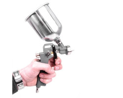 Пистолет покрасочный пневматический, форсунка 1,5 мм, В/Б металл, 600 мл, 3,5-5 бар INTERTOOL PT-0205-foto8