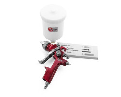 HVLP RED PROF Краскораспылитель 1,4 мм, верхний пластиковый бачок 600 мл INTERTOOL PT-0104-foto2