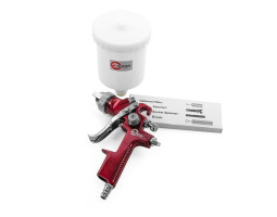 HVLP RED PROF Краскораспылитель 1,4 мм, верхний пластиковый бачок 600 мл INTERTOOL PT-0104-foto2