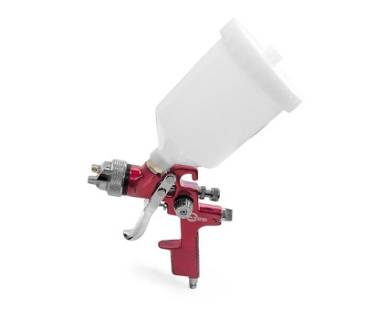 HVLP RED PROF Краскораспылитель 1,4 мм, верхний пластиковый бачок 600 мл INTERTOOL PT-0104