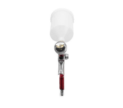 HVLP RED PROF Краскораспылитель 1,4 мм, верхний пластиковый бачок 600 мл INTERTOOL PT-0104