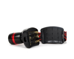 Фонарь налобный светодиодный сверхмощный, три режима работы, 3 Вт, батарейки 3 ААА INTERTOOL LB-0303-foto4