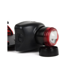 Фонарь налобный светодиодный сверхмощный, три режима работы, 3 Вт, батарейки 3 ААА INTERTOOL LB-0303-foto6