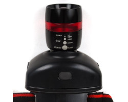 Фонарь налобный светодиодный сверхмощный, три режима работы, 3 Вт, батарейки 3 ААА INTERTOOL LB-0303-foto7