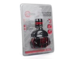 Фонарь налобный светодиодный сверхмощный, три режима работы, 3 Вт, батарейки 3 ААА INTERTOOL LB-0303-foto10