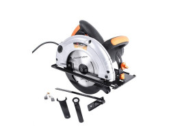 Пила дисковая STORM, 1200 Вт, 4600 об/мин, угол 90-45, глубина распила 63-38 мм, диск 20 ммx185 мм INTERTOOL WT-0614-foto8