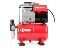 Компрессор безмасляный 3 л, 0,3кВт, 220 В, 3,2атм, 50л/мин INTERTOOL PT-0001-foto3