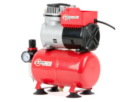 Компрессор безмасляный 3 л, 0,3кВт, 220 В, 3,2атм, 50л/мин INTERTOOL PT-0001-foto4