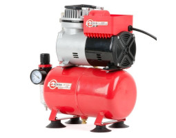 Компрессор безмасляный 3 л, 0,3кВт, 220 В, 3,2атм, 50л/мин INTERTOOL PT-0001-foto4