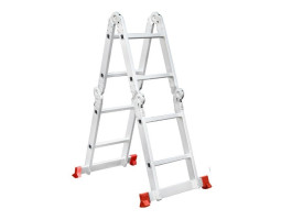 Лестница алюминиевая мультифункциональная трансформер 4x2 ступ. 2,50 м INTERTOOL LT-0028-foto2