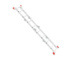 Лестница алюминиевая мультифункциональная трансформер 4x2 ступ. 2,50 м INTERTOOL LT-0028-foto6