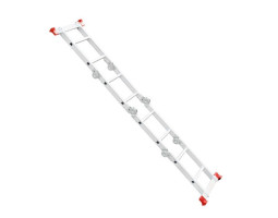 Лестница алюминиевая мультифункциональная трансформер 4x2 ступ. 2,50 м INTERTOOL LT-0028-foto6