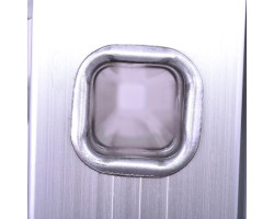 Лестница алюминиевая мультифункциональная трансформер 4x2 ступ. 2,50 м INTERTOOL LT-0028-foto8