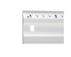 Линейка строительная алюминиевая 300мм INTERTOOL MT-2000-foto2