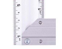 Угольник строительный алюминиевый 450мм INTERTOOL MT-2066-foto7