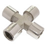 Крестовое соединение с внутренней резьбой 1/4” INTERTOOL PT-1864