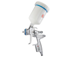 HVLP-II Профессиональный краскораспылитель 1,3 мм, HVLP-II, верхний пластиковый бачок 600 мл INTERTOOL PT-0105D-foto4