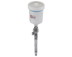 HVLP-II Профессиональный краскораспылитель 1,3 мм, HVLP-II, верхний пластиковый бачок 600 мл INTERTOOL PT-0105D-foto5