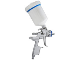 HVLP-II Профессиональный краскораспылитель 1,3 мм, HVLP-II, верхний пластиковый бачок 600 мл INTERTOOL PT-0105D-foto7